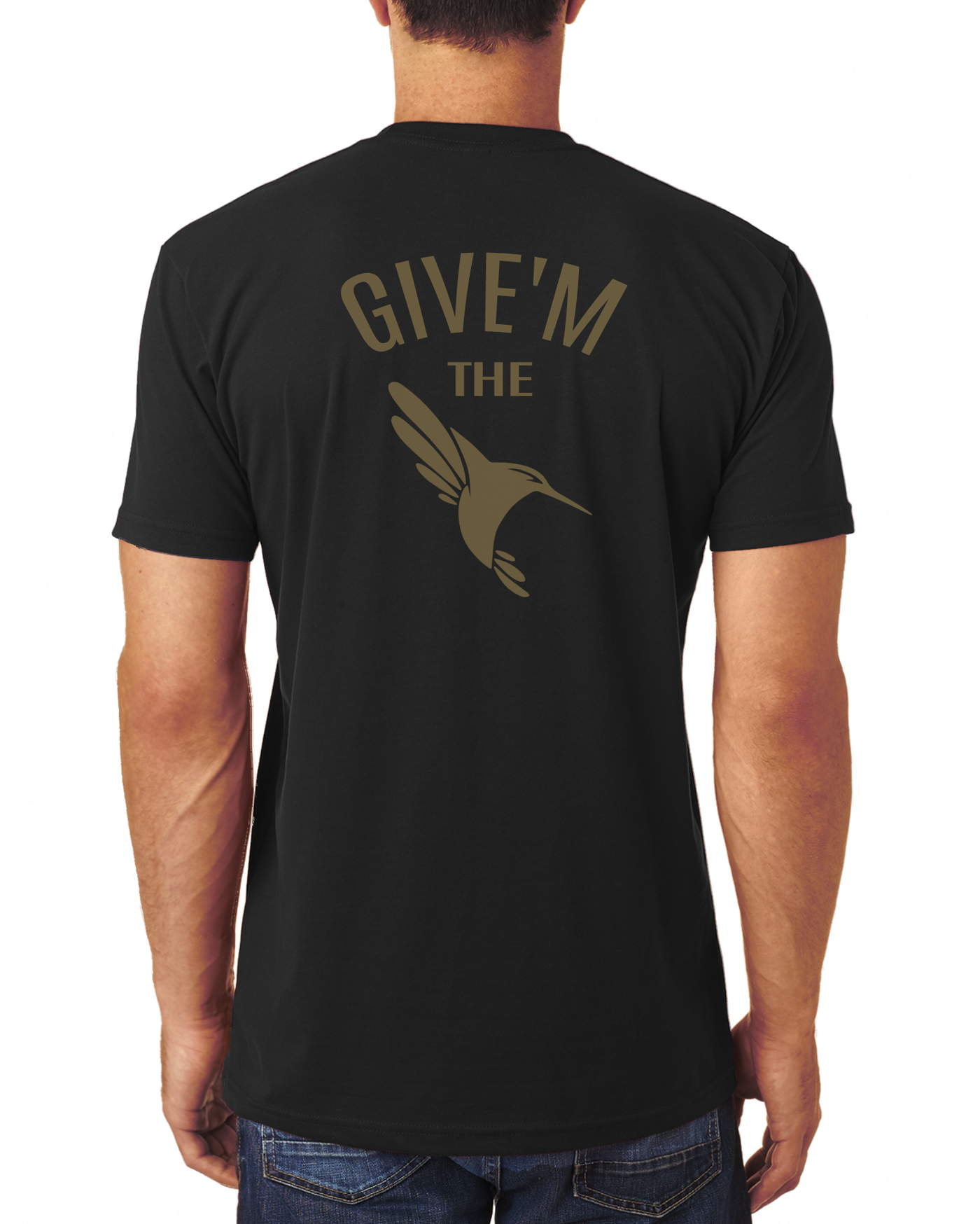 'BLACK GOLD' GIVE'M THE BIRD TEE
